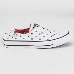 CONVERSE Stars & Stripes Chuck Taylor All Stars Shoreline Womens Slip-On
